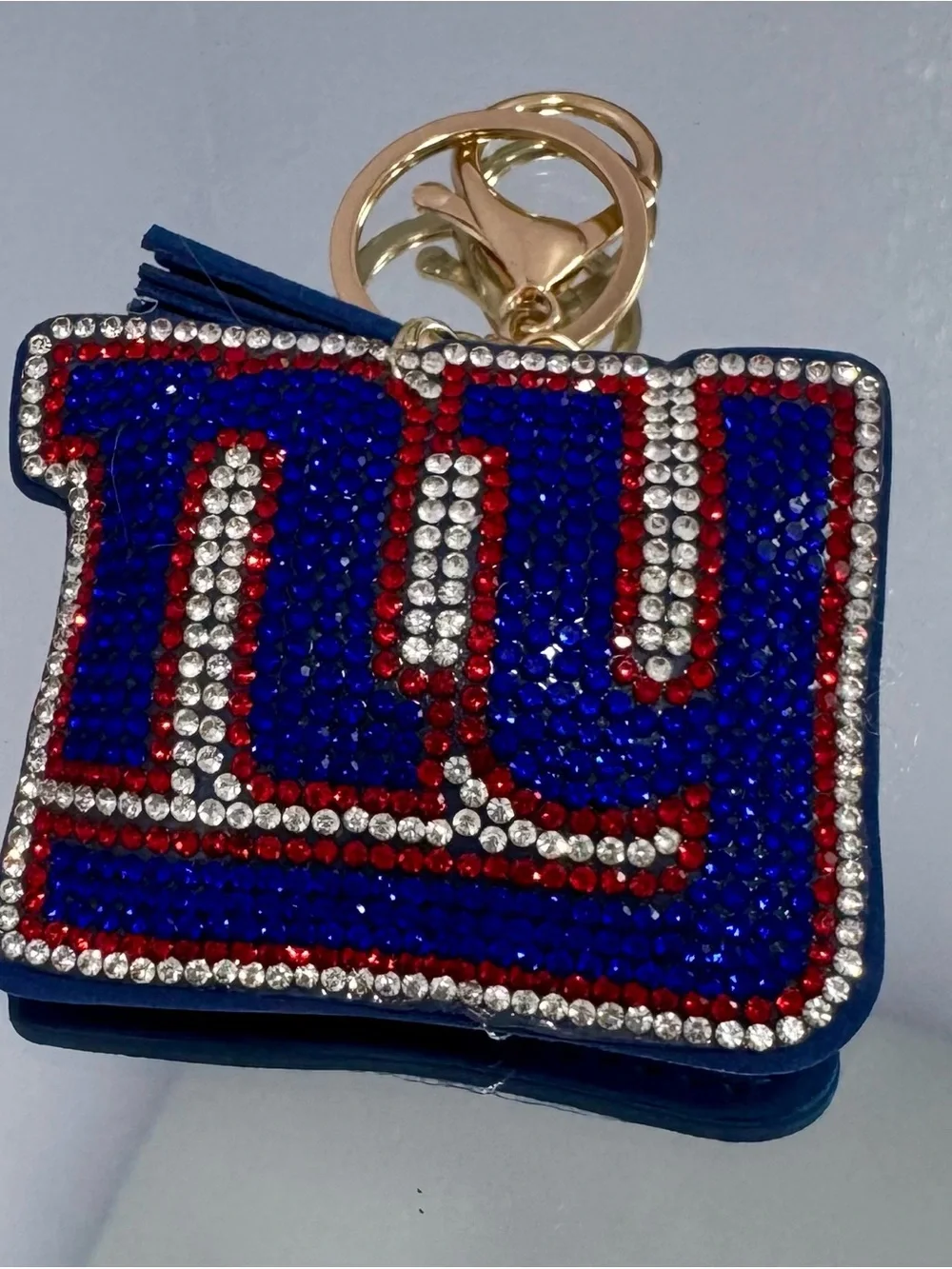 New NY Crystal Keychain